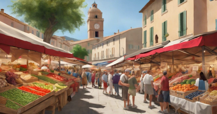 Marché du Cours Napoléon Ajaccio, marché couvert accessible